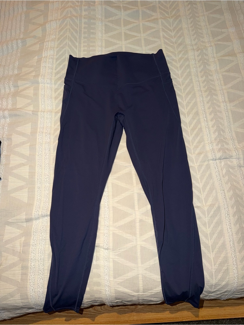 HALARA Navy High-Rise Active Leggings XL 7/8 length